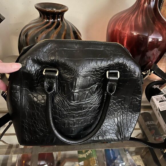 Kate Spade Black Croc-Embossed Women's Bag - Picture 4 of 4